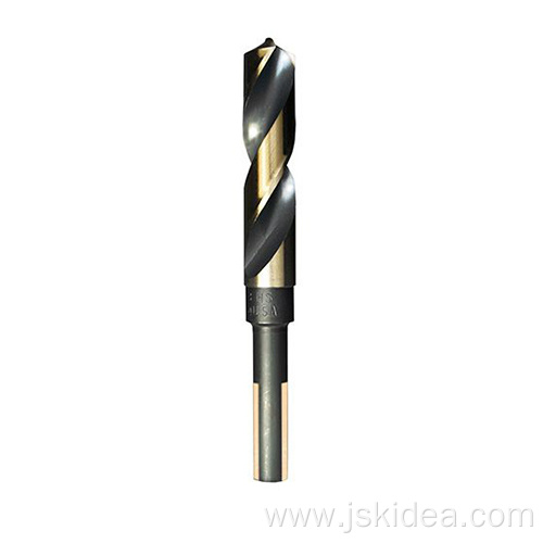 Black And Gold Reduced Shank Twist Drill Bit